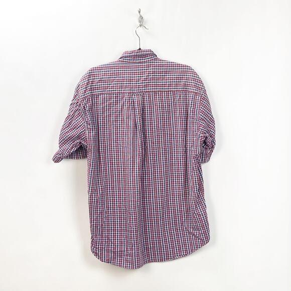 Woolrich XL Mens Red Plaid Button-front Shirt - Picture 4 of 5